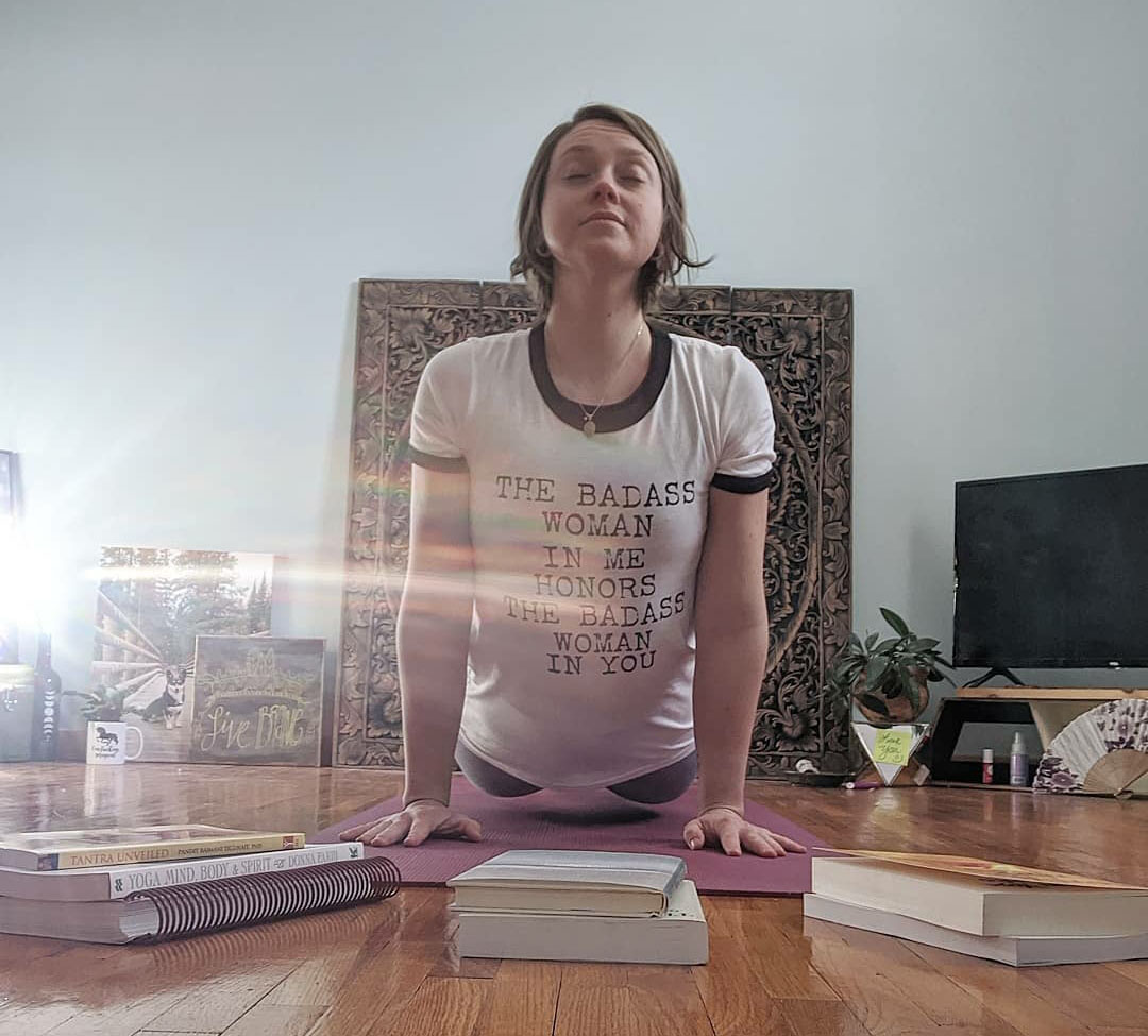 Rachel Meditate, Yoga, Breathe